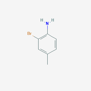 molecular formula C7H8BrN B145976 2-ブロモ-4-メチルアニリン CAS No. 583-68-6