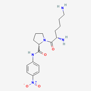 molecular formula C17H25N5O4 B14597642 L-Lysyl-N-(4-nitrophenyl)-L-prolinamide CAS No. 60189-45-9