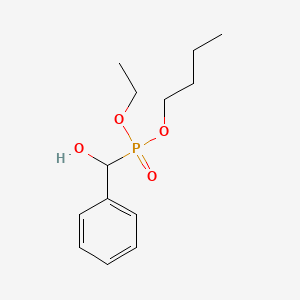 molecular formula C13H21O4P B14597724 Butyl ethyl [hydroxy(phenyl)methyl]phosphonate CAS No. 61222-54-6