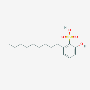 molecular formula C15H24O4S B14597731 2-Hydroxy-6-nonylbenzene-1-sulfonic acid CAS No. 61100-51-4