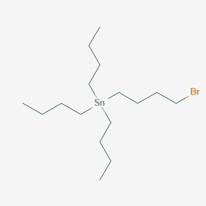 molecular formula C16H35BrSn B14597745 (4-Bromobutyl)(tributyl)stannane CAS No. 61222-09-1