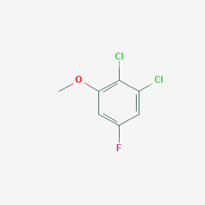 molecular formula C7H5Cl2FO B1459775 2,3-二氯-5-氟苯甲醚 CAS No. 1806329-27-0