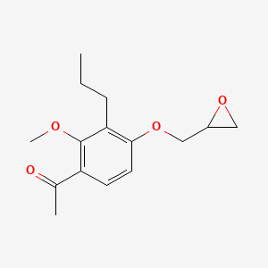 1-{2-Methoxy-4-[(oxiran-2-yl)methoxy]-3-propylphenyl}ethan-1-one