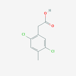 molecular formula C9H8Cl2O2 B1459778 2,5-Dichloro-4-methylphenylacetic acid CAS No. 1803824-64-7