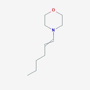 molecular formula C10H19NO B14597841 4-(Hex-1-EN-1-YL)morpholine CAS No. 59119-33-4