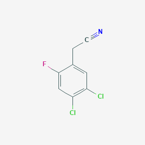 molecular formula C8H4Cl2FN B1459788 4,5-Dichloro-2-fluorophenylacetonitrile CAS No. 1806302-31-7