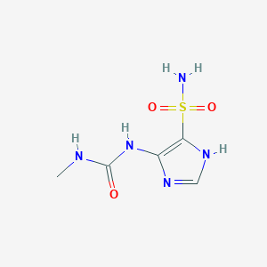 1H-Imidazole-4-sulfonamide, 5-[[(methylamino)carbonyl]amino]-