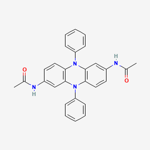 molecular formula C28H24N4O2 B14597926 N,N'-(5,10-Diphenyl-5,10-dihydrophenazine-2,7-diyl)diacetamide CAS No. 61228-22-6