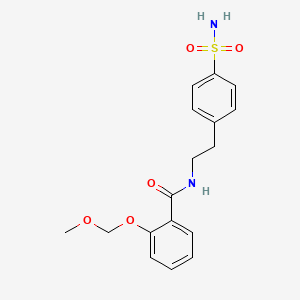 2-(Methoxymethoxy)-N-[2-(4-sulfamoylphenyl)ethyl]benzamide