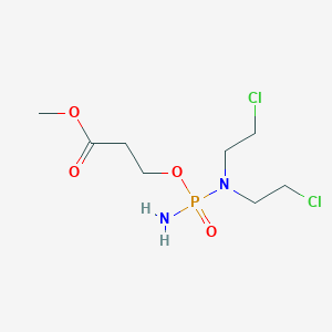 Methyl 3-({amino[bis(2-chloroethyl)amino]phosphoryl}oxy)propanoate