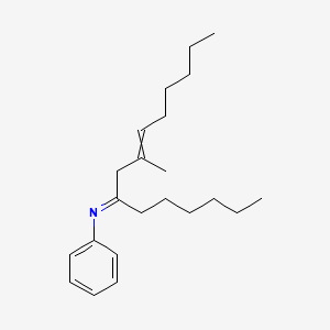 (7E)-9-Methyl-N-phenylpentadec-9-en-7-imine