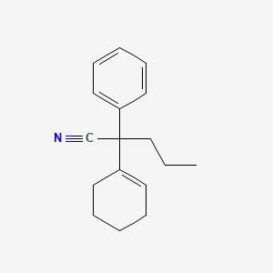 2-(Cyclohex-1-en-1-yl)-2-phenylpentanenitrile