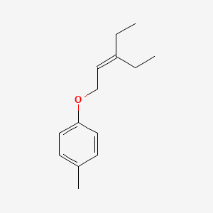 1-[(3-Ethylpent-2-en-1-yl)oxy]-4-methylbenzene