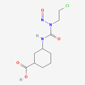 Cyclohexanecarboxylic acid, 3-(3-(2-chloroethyl)-3-nitrosoureido)-, (Z)-