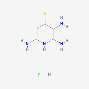 2,3,6-Triaminopyridine-4(1H)-thione--hydrogen chloride (1/1)