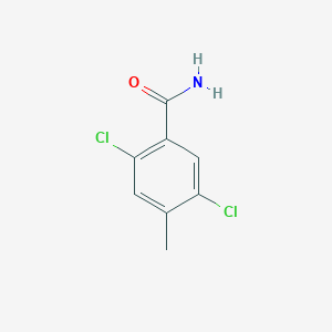 molecular formula C8H7Cl2NO B1459805 2,5-Dichloro-4-methylbenzamide CAS No. 1806274-57-6
