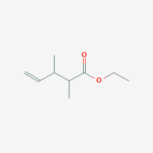 molecular formula C9H16O2 B14598057 Ethyl 2,3-dimethylpent-4-enoate CAS No. 60066-59-3