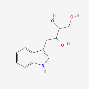 molecular formula C12H15NO3 B14598062 4-(1H-Indol-3-yl)butane-1,2,3-triol CAS No. 61183-25-3