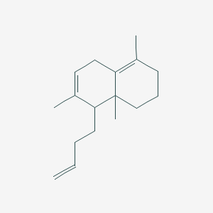 8-(But-3-en-1-yl)-4,7,8a-trimethyl-1,2,3,5,8,8a-hexahydronaphthalene