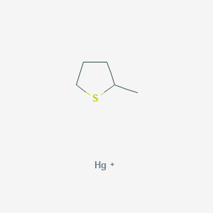 molecular formula C5H10HgS+ B14598069 Mercury(1+);2-methylthiolane CAS No. 61113-42-6