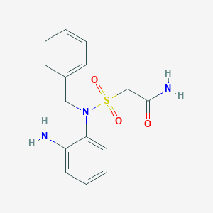 Acetamide, 2-[[(2-aminophenyl)(phenylmethyl)amino]sulfonyl]-