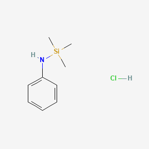 molecular formula C9H16ClNSi B14598100 N-trimethylsilylaniline;hydrochloride CAS No. 60681-74-5