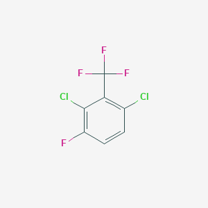 molecular formula C7H2Cl2F4 B1459811 2,6-Dichloro-3-fluorobenzotrifluoride CAS No. 1804514-55-3