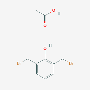 Acetic acid;2,6-bis(bromomethyl)phenol