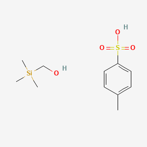 molecular formula C11H20O4SSi B14598133 4-Methylbenzenesulfonic acid;trimethylsilylmethanol CAS No. 59006-07-4