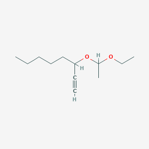 molecular formula C12H22O2 B14598156 3-(1-Ethoxyethoxy)oct-1-yne CAS No. 60741-07-3