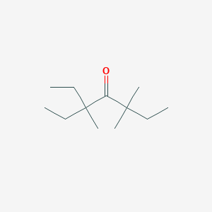 molecular formula C12H24O B14598260 3-Ethyl-3,5,5-trimethylheptan-4-one CAS No. 61065-33-6