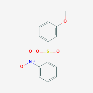 1-(3-Methoxybenzene-1-sulfonyl)-2-nitrobenzene