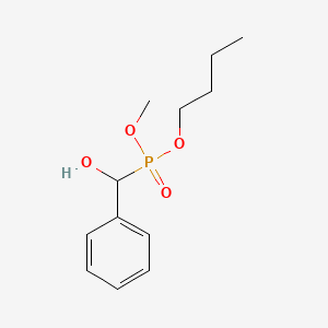 Butyl methyl [hydroxy(phenyl)methyl]phosphonate