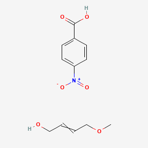 4-Methoxybut-2-en-1-ol;4-nitrobenzoic acid