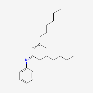 (7E)-9-Methyl-N-phenylpentadec-8-en-7-imine