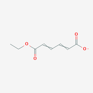 6-Ethoxy-6-oxohexa-2,4-dienoate