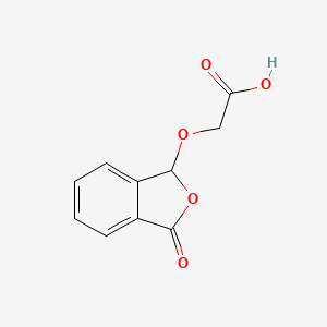 [(3-Oxo-1,3-dihydro-2-benzofuran-1-yl)oxy]acetic acid