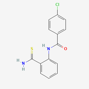 N-(2-Carbamothioylphenyl)-4-chlorobenzamide