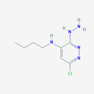 N-butyl-6-chloro-3-hydrazinylpyridazin-4-amine