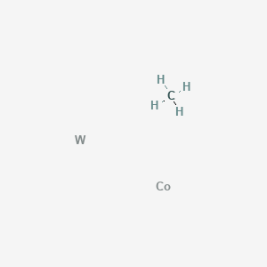 molecular formula CH4CoW B14598488 Cobalt tungsten carbide CAS No. 60674-89-7