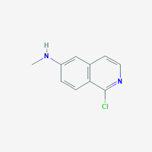molecular formula C10H9ClN2 B1459850 1-Chloro-N-methylisoquinolin-6-amine CAS No. 1374652-44-4