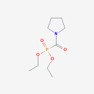 molecular formula C9H18NO4P B14598538 Diethyl (pyrrolidine-1-carbonyl)phosphonate CAS No. 59682-44-9