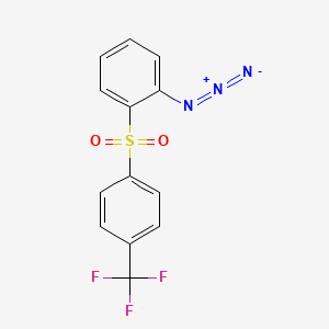 1-Azido-2-[4-(trifluoromethyl)benzene-1-sulfonyl]benzene