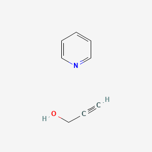 molecular formula C8H9NO B14598558 Prop-2-yn-1-ol--pyridine (1/1) CAS No. 61071-48-5