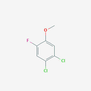 molecular formula C7H5Cl2FO B1459857 4,5-二氯-2-氟苯甲醚 CAS No. 1806354-97-1