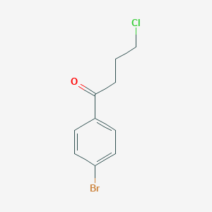 molecular formula C10H10BrClO B145986 4'-溴-4-氯丁酮 CAS No. 4559-96-0