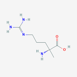 N~5~-(Diaminomethylidene)-2-methyl-D-ornithine