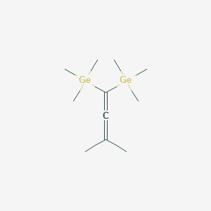 molecular formula C11H24Ge2 B14598624 (3-Methylbuta-1,2-diene-1,1-diyl)bis(trimethylgermane) CAS No. 61228-13-5