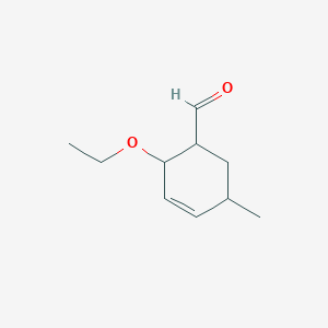 molecular formula C10H16O2 B14598636 2-Ethoxy-5-methylcyclohex-3-ene-1-carbaldehyde CAS No. 60638-03-1