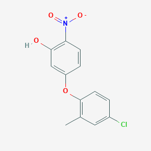 5-(4-Chloro-2-methylphenoxy)-2-nitrophenol